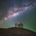 Milky Way and airglow over La Silla Observatory, Chile - Yuri Beletsky